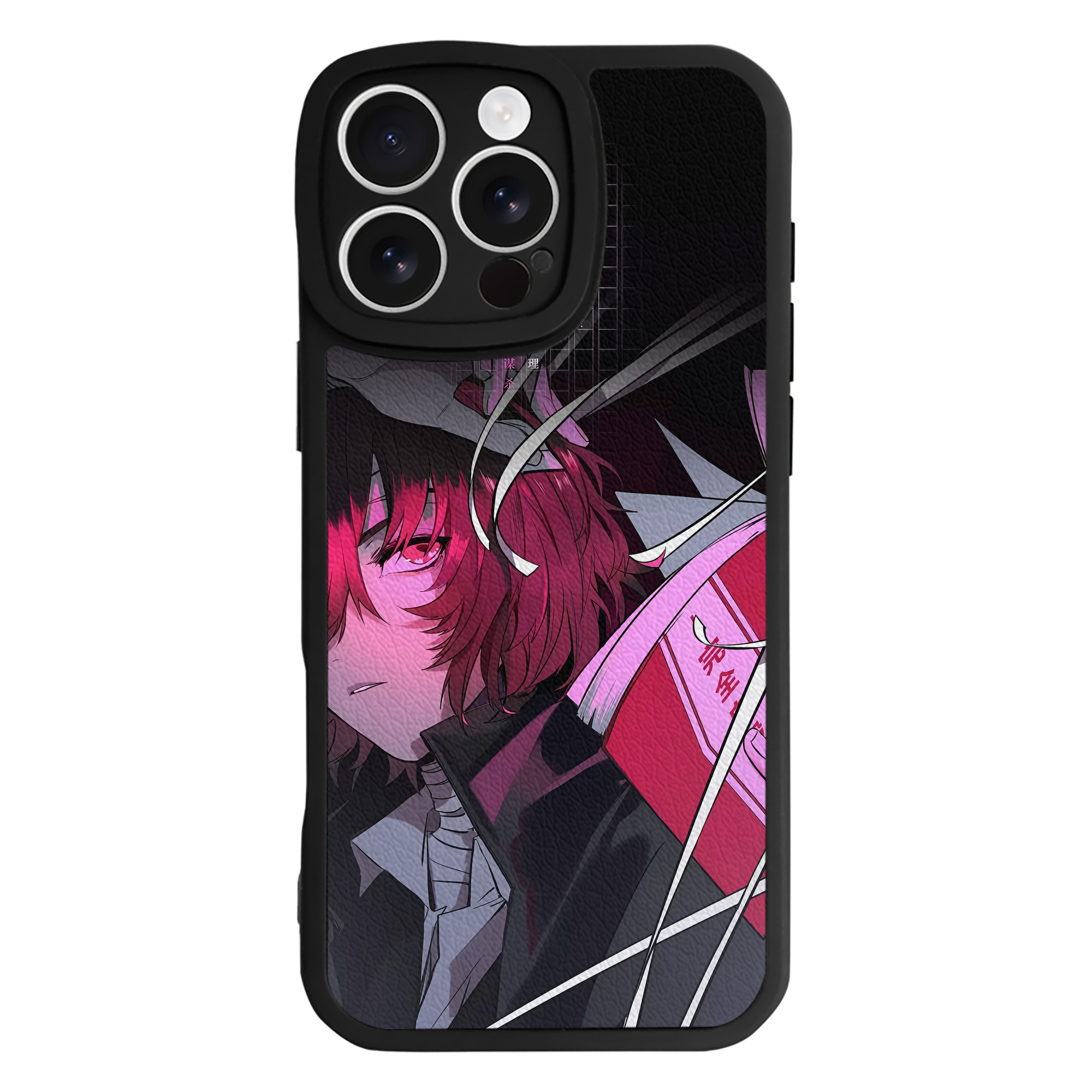 （画像用） 文豪ストレイドッグス Bungo Stray Dogs 【iPhone 16シリーズ対応】シリコンスマホケース（レザー調） 材質：シリコン